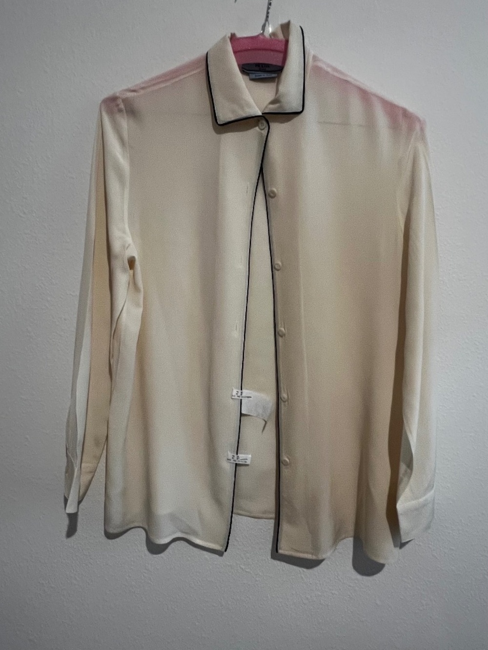 Prada 2022 Silk Button Up Blouse Size 44